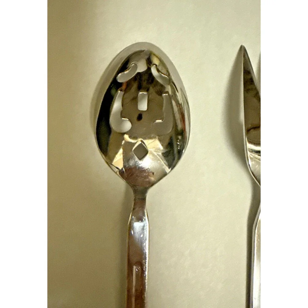 Cambridge TOWNHOUSE SS Flatware Serving Fork & Slotted Serving Spoon Replacement